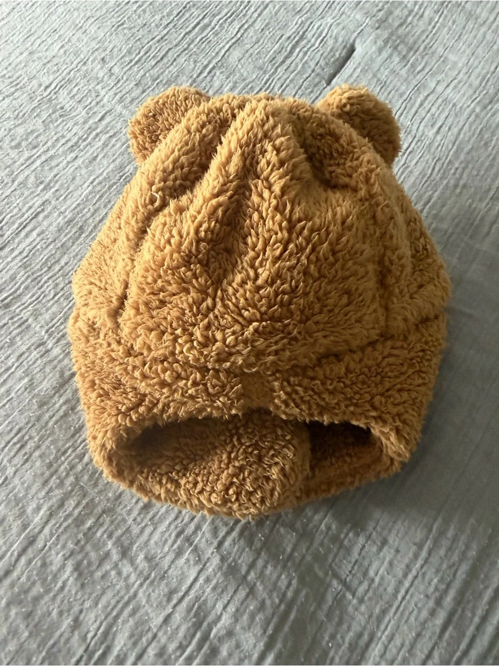 The North Face Kids Teddy Bear Earflap Hat - Camel Brown